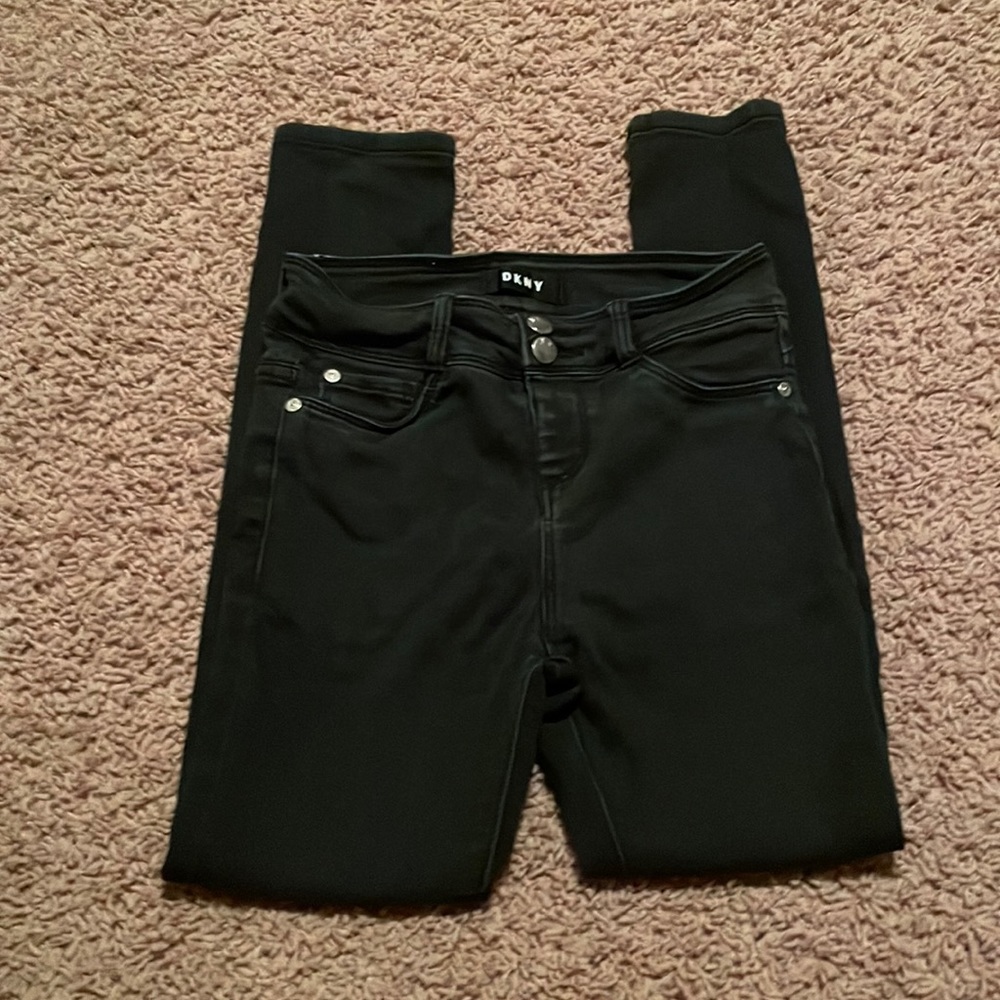 Girls Black Skinny DKNY Jeans